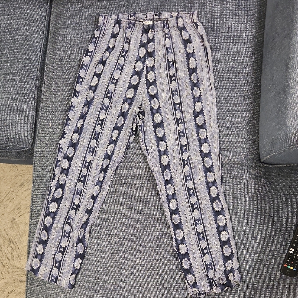 Clio Indigo and Ivory Textured Fabric